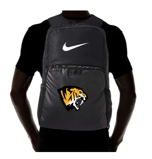 Black Nike Training Backpack (extra large) with Saguaro Cathead Embroidered Patch Main Image